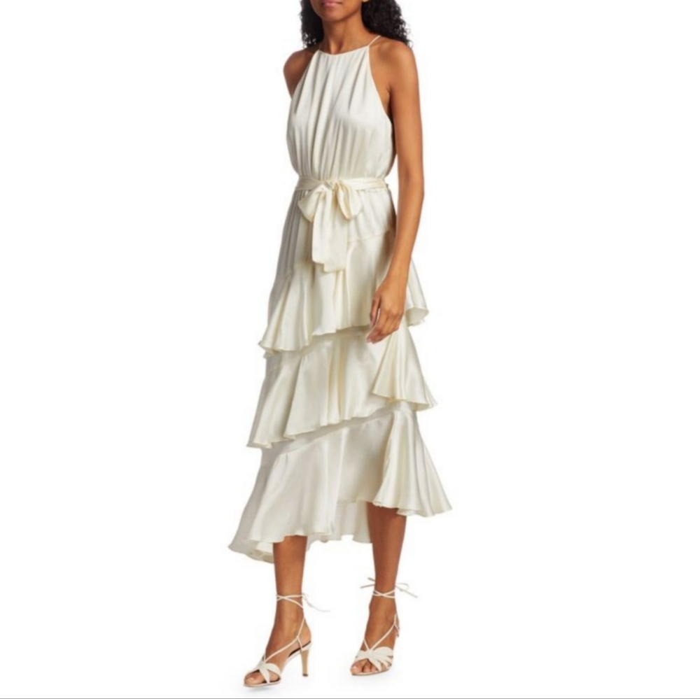 Zimmerman Silk Picnic Tiered Dress